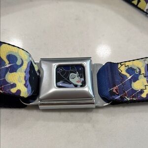 Villain-Themed maleficent Belt with Silver Buckle